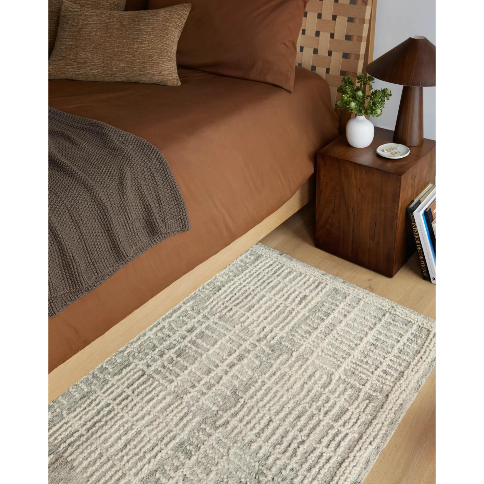 Loloi Tallulah Mist / Ivory Rug 0-rugs-wool Loloi
