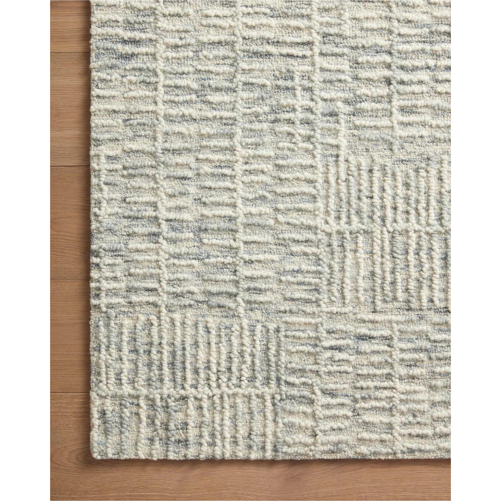 Loloi Tallulah Sky / Ivory Rug 0-rugs-wool Loloi