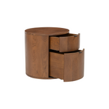 Niko Two Drawer Nightstand - Dark Oak 14 - FURNITURE - nightstand Moe's Furniture