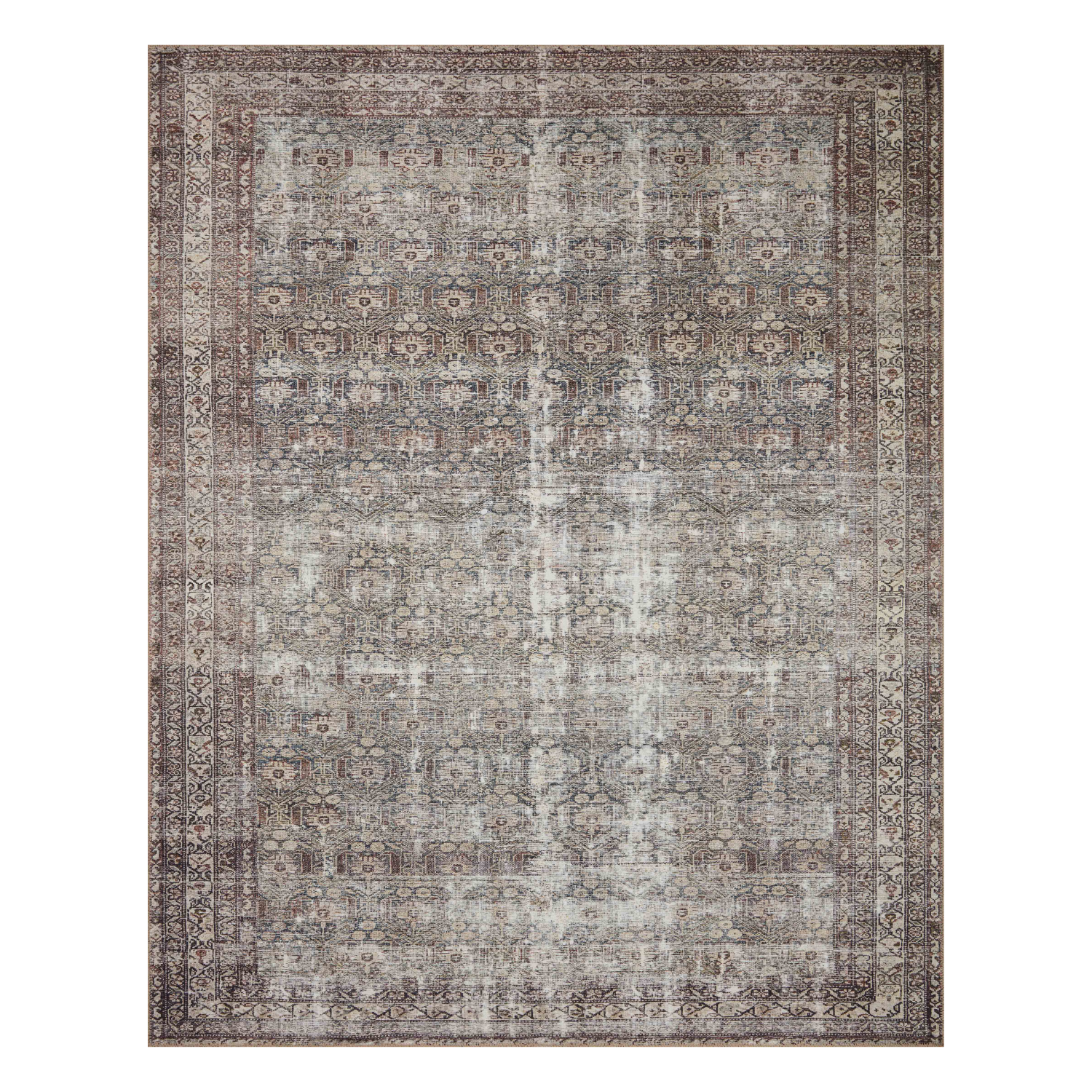 Amber Lewis x Loloi Georgie Moss / Bark Rug 0-patterned rugs Loloi