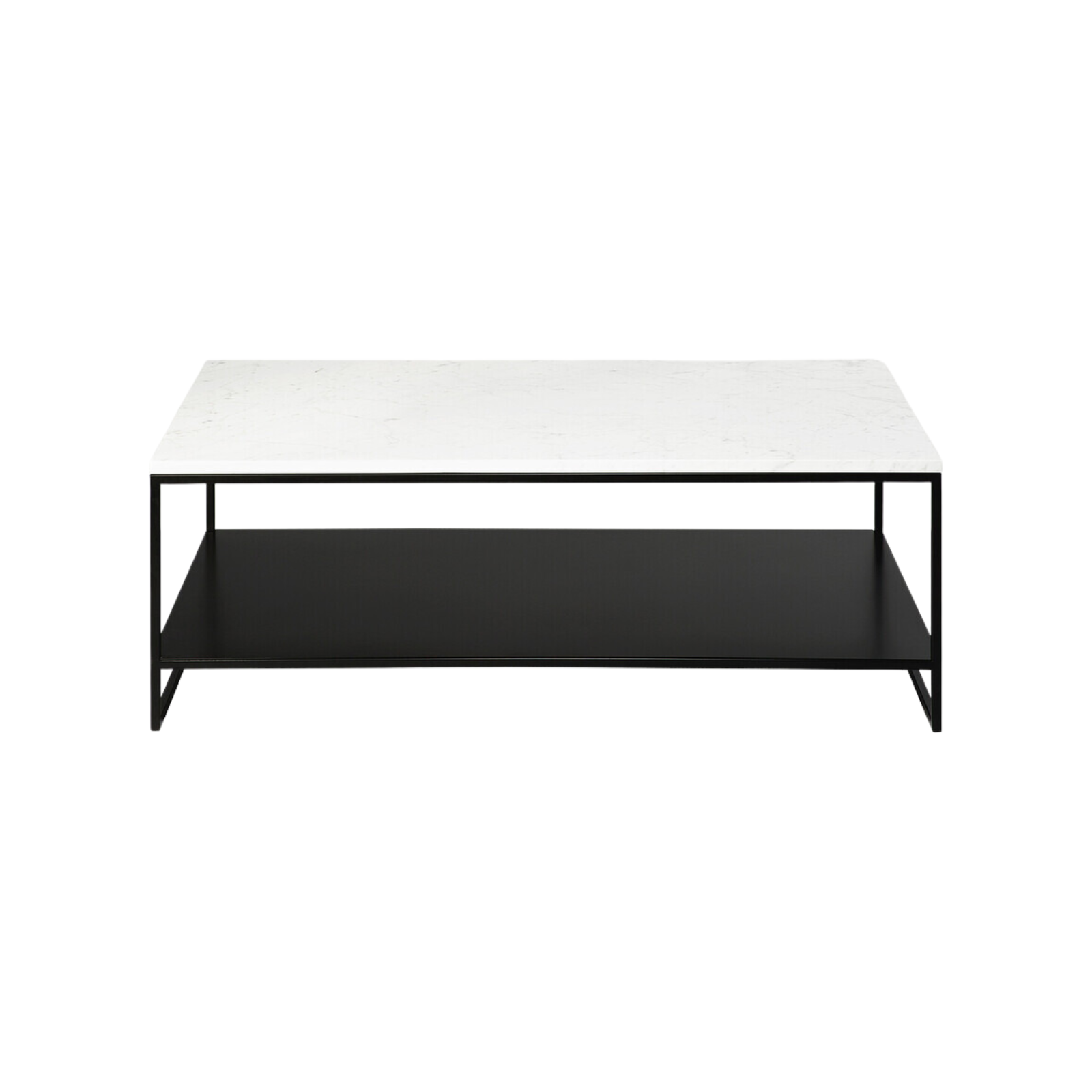 Stone Coffee Table 4 - a - FURNITURE - coffee table - rectangle Ethnicraft White Carrara