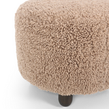 Ainsley Ottoman Round - Toast 6 - FURNITURE - ottoman Four Hands