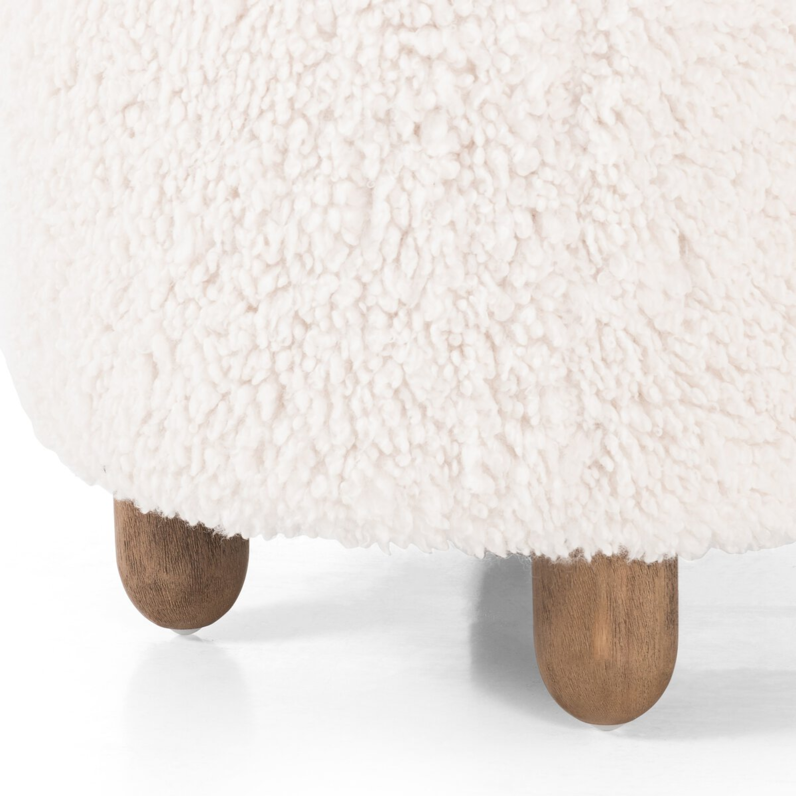Ainsley Ottoman Round - Natural 6 - FURNITURE - ottoman Four Hands