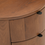 Niko Two Drawer Nightstand - Dark Oak 14 - FURNITURE - nightstand Moe's Furniture
