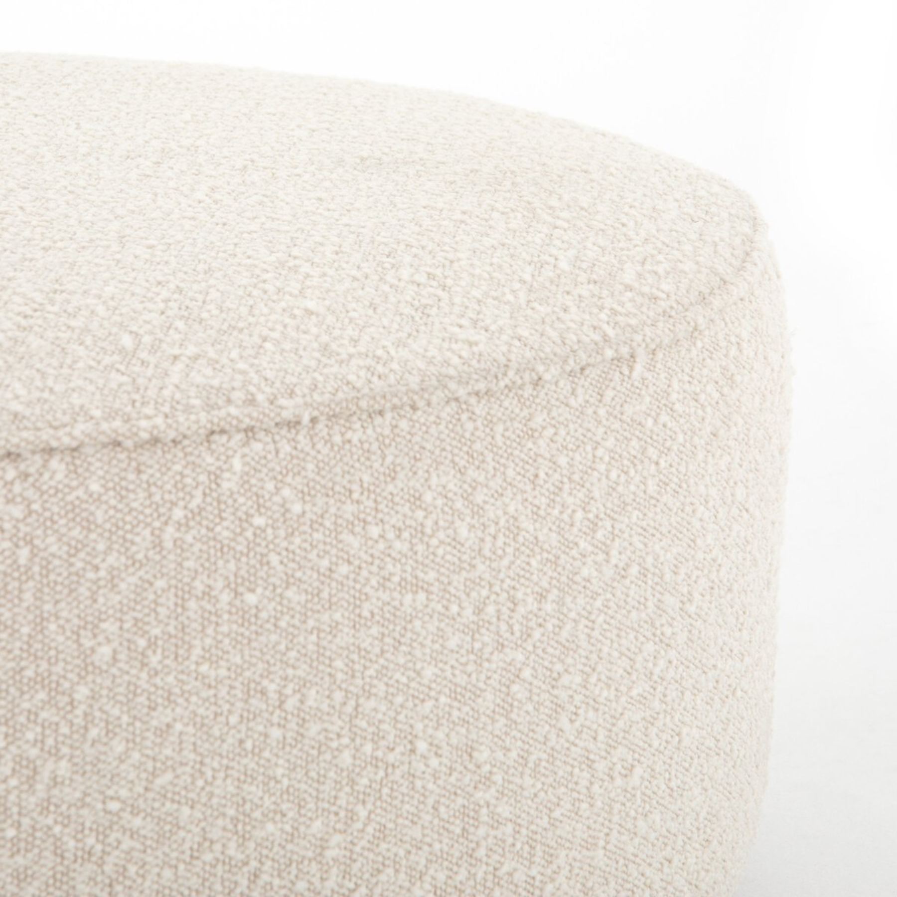 Sinclair Large Round Ottoman Ottomans Four Hands