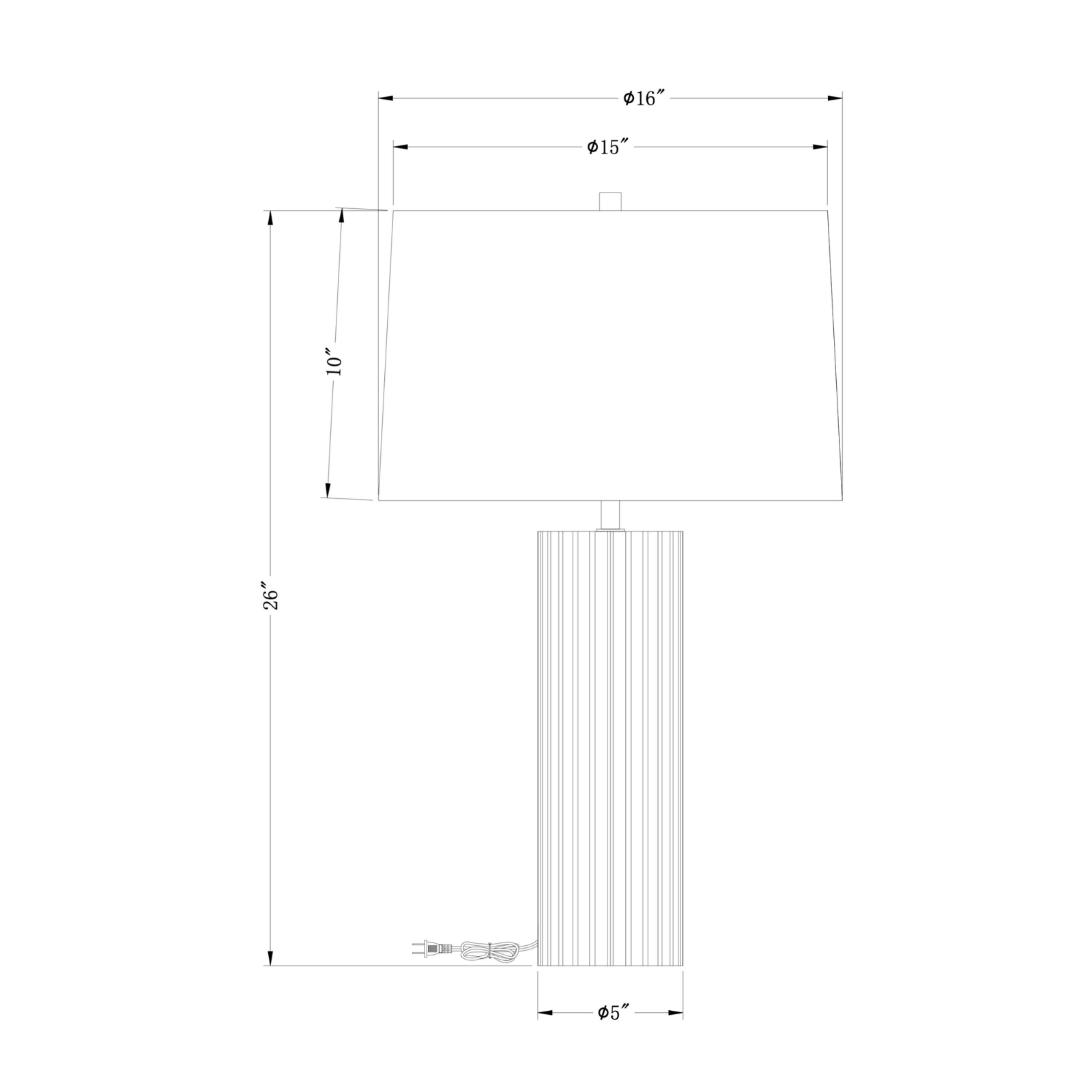 Bella Table Lamp LIGHTING - table lamp Flow Decor