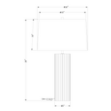 Doreen Table Lamp LIGHTING - table lamp Flow Decor