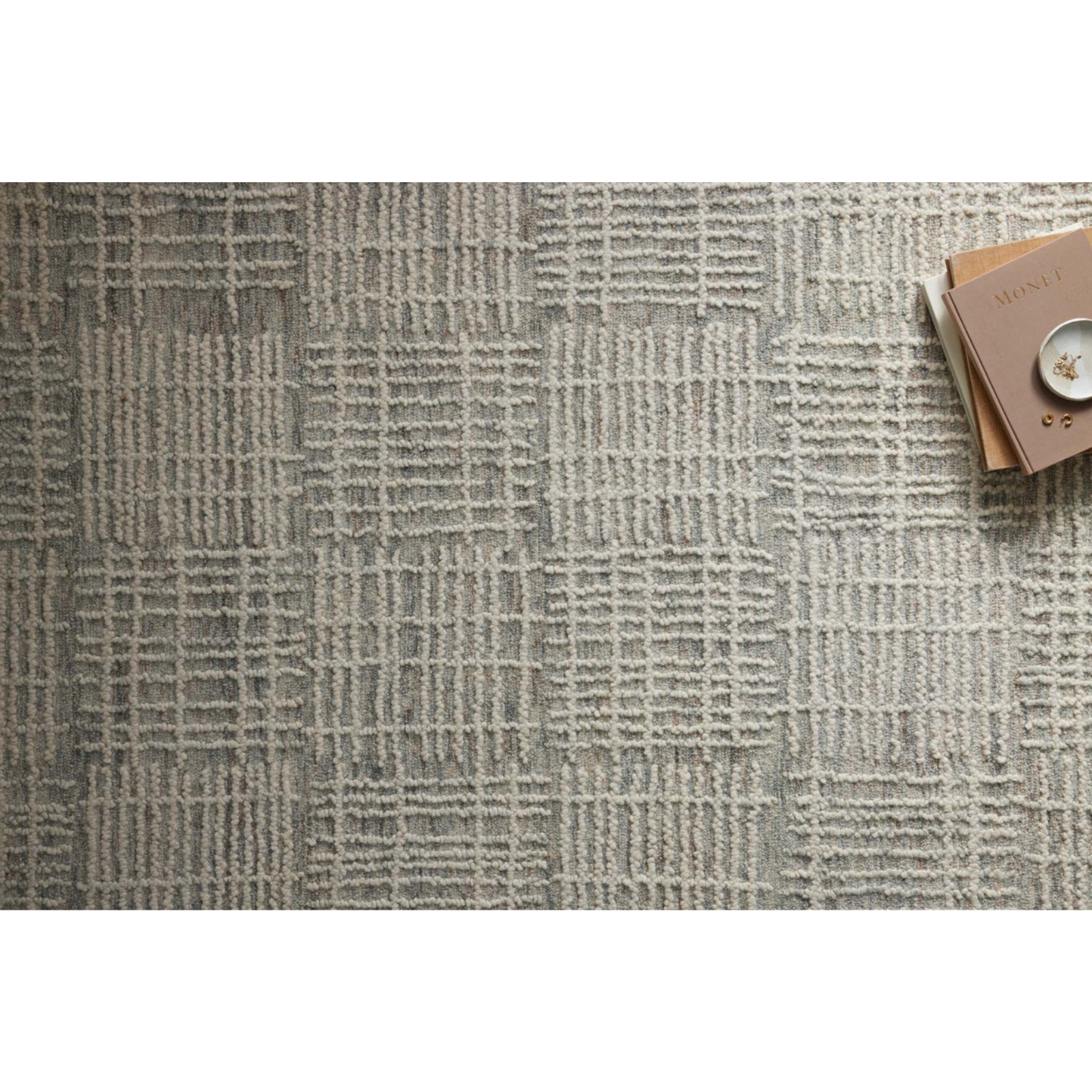 Loloi Tallulah Mist / Ivory Rug 0-rugs-wool Loloi