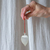 Silver Plated Leaf Ornament CHRISTMAS 2023 Fog Linen Work