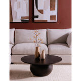 Pacific Coffee Table - Black 4 - b - FURNITURE - coffee table - round Moe's Furniture