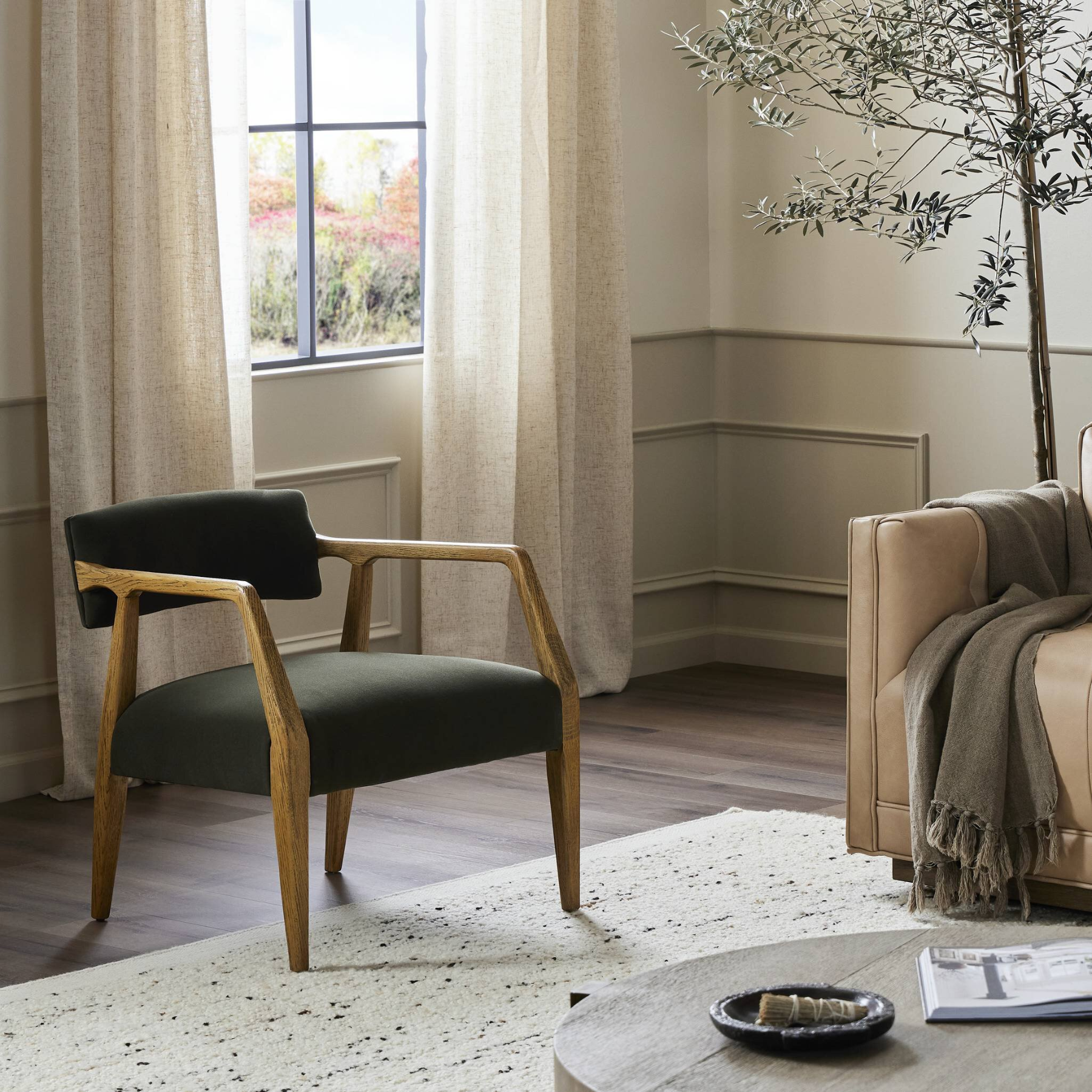 Tate Armchair 0- FURNITURE - chair Four Hands