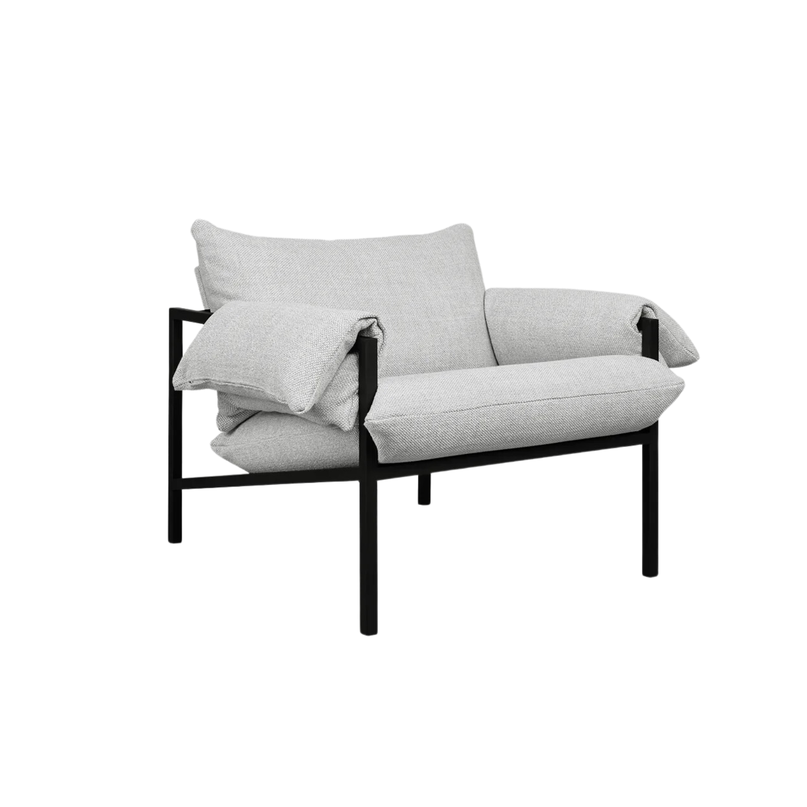Gus* Modern Fulton Lounge Chair 3 - FURNITURE - chair Gus Rosslyn Argent