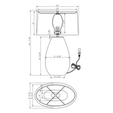 Gertie Table Lamp LIGHTING - table lamp Flow Decor
