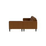 Reverie 92" Two-Piece Sectional Sofa With Extended Seat - Classic Sahara Leather 2 - FURNITURE - sectional EQ3