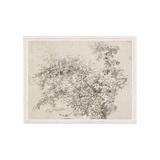 "Verdant Whispers in Graphite" Framed Art Print ARTWORK - framed print Celadon Art