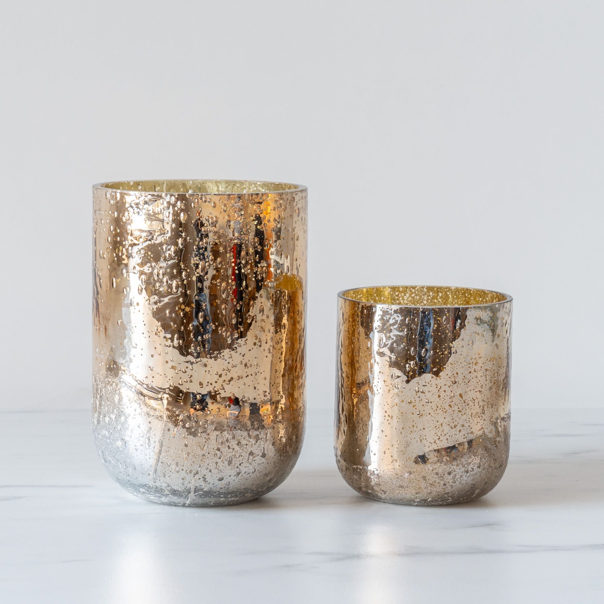 Metallic Finish Candle - Balsam & Cedar CHRISTMAS 2024 Creative Co-op (DYA)