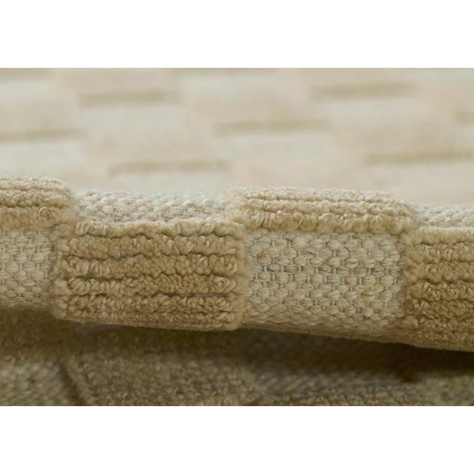 Willa Beige Checkerboard Rug 0-rugs-wool Momeni