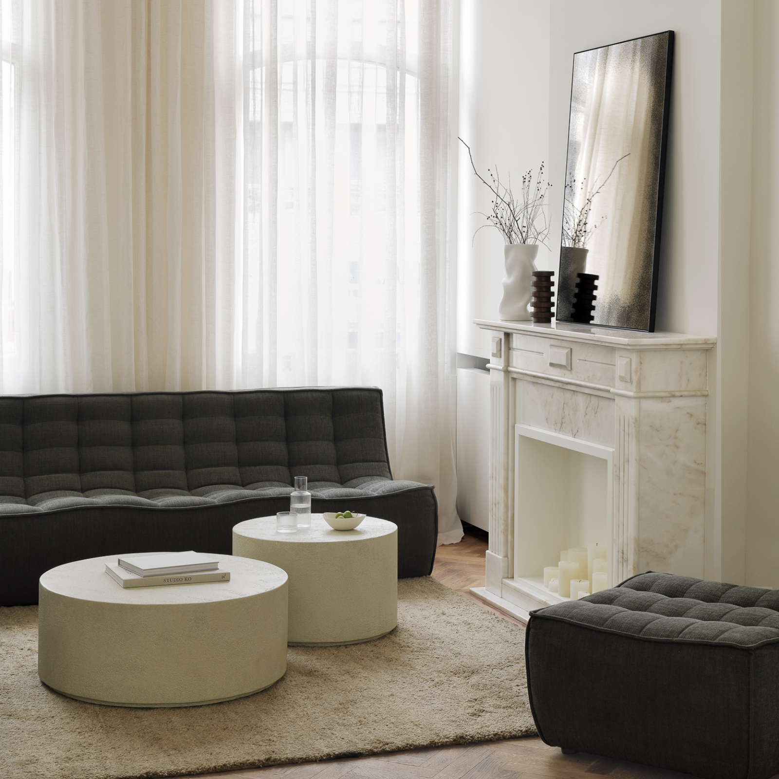 Elements Round Coffee Table 4 - a - FURNITURE - Coffee Table - Round Ethnicraft
