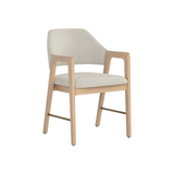 Maria Dining Armchair 10 - a - FURNITURE - dining chair Sunpan Mina Ivory