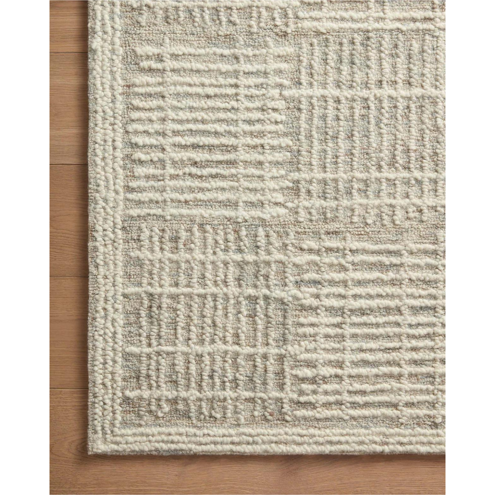 Loloi Tallulah Mist / Ivory Rug 0-rugs-wool Loloi