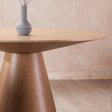 Ortega Dining Table 9 - a - FURNITURE - Dining Table - round Moe's Furniture