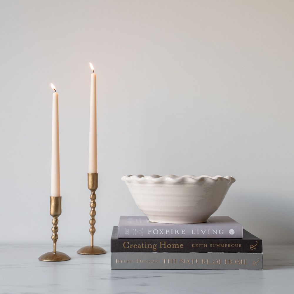 Taper Candle Holders with Bauble Detail candle holder Creative Co-op (DYA)