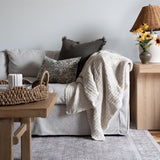 Aubrey Block Print Pillow Cover 3 - PILLOWS - blockprint - cool Rug & Weave Pillows