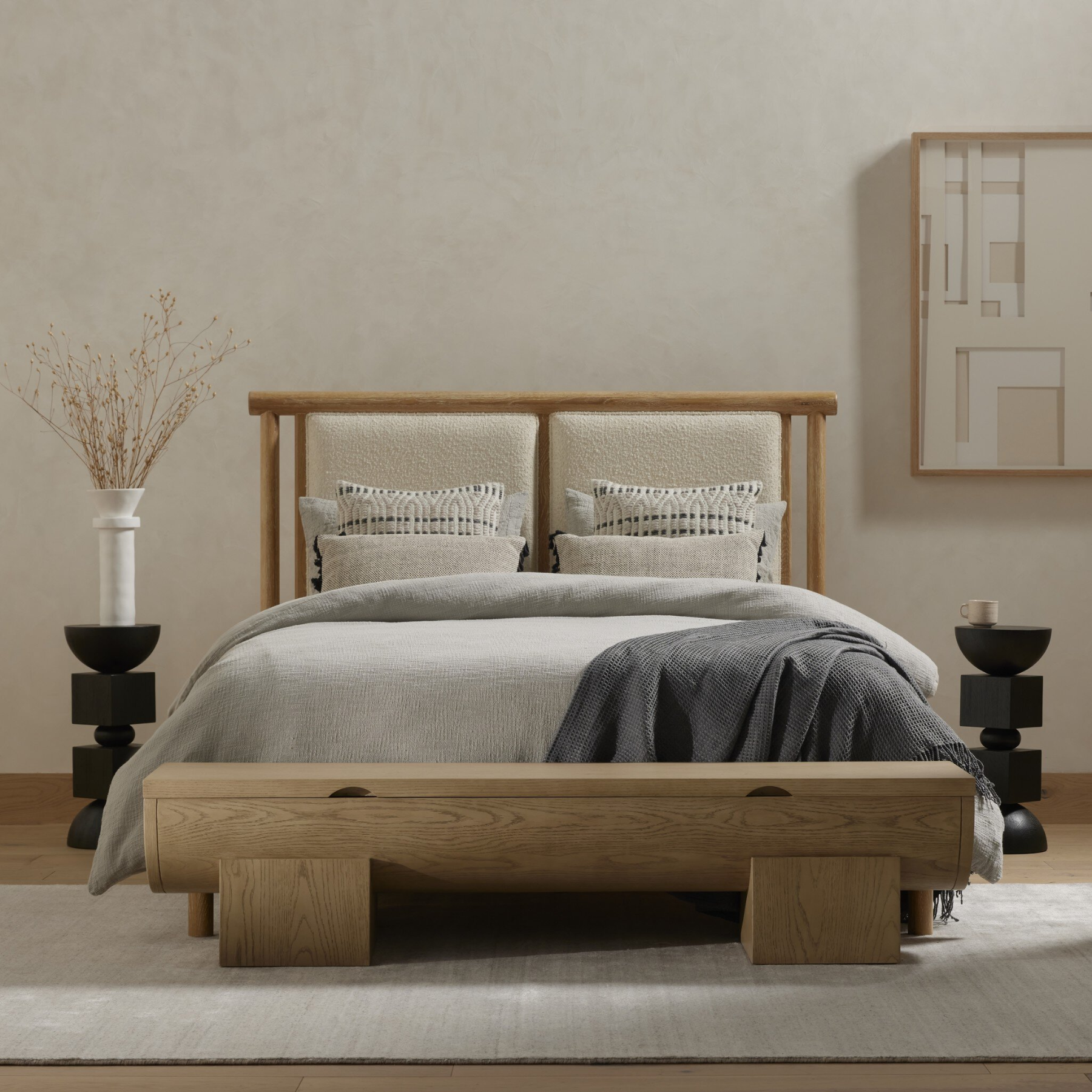 Manitou Bed FURNITURE - bed Four Hands