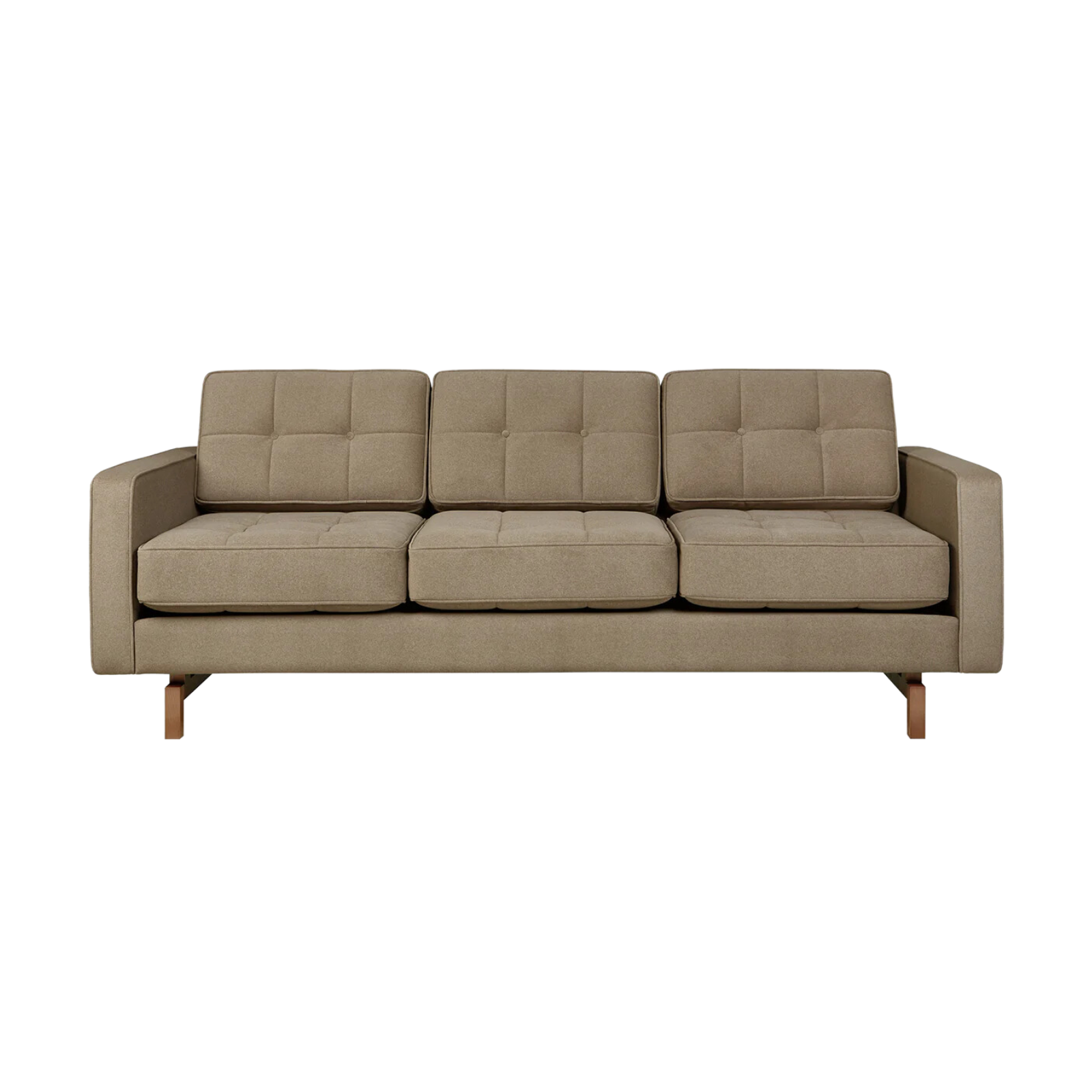 Gus* Modern Jane 2 84" Sofa 1 - FURNITURE - sofa Gus Merino Mocha Walnut