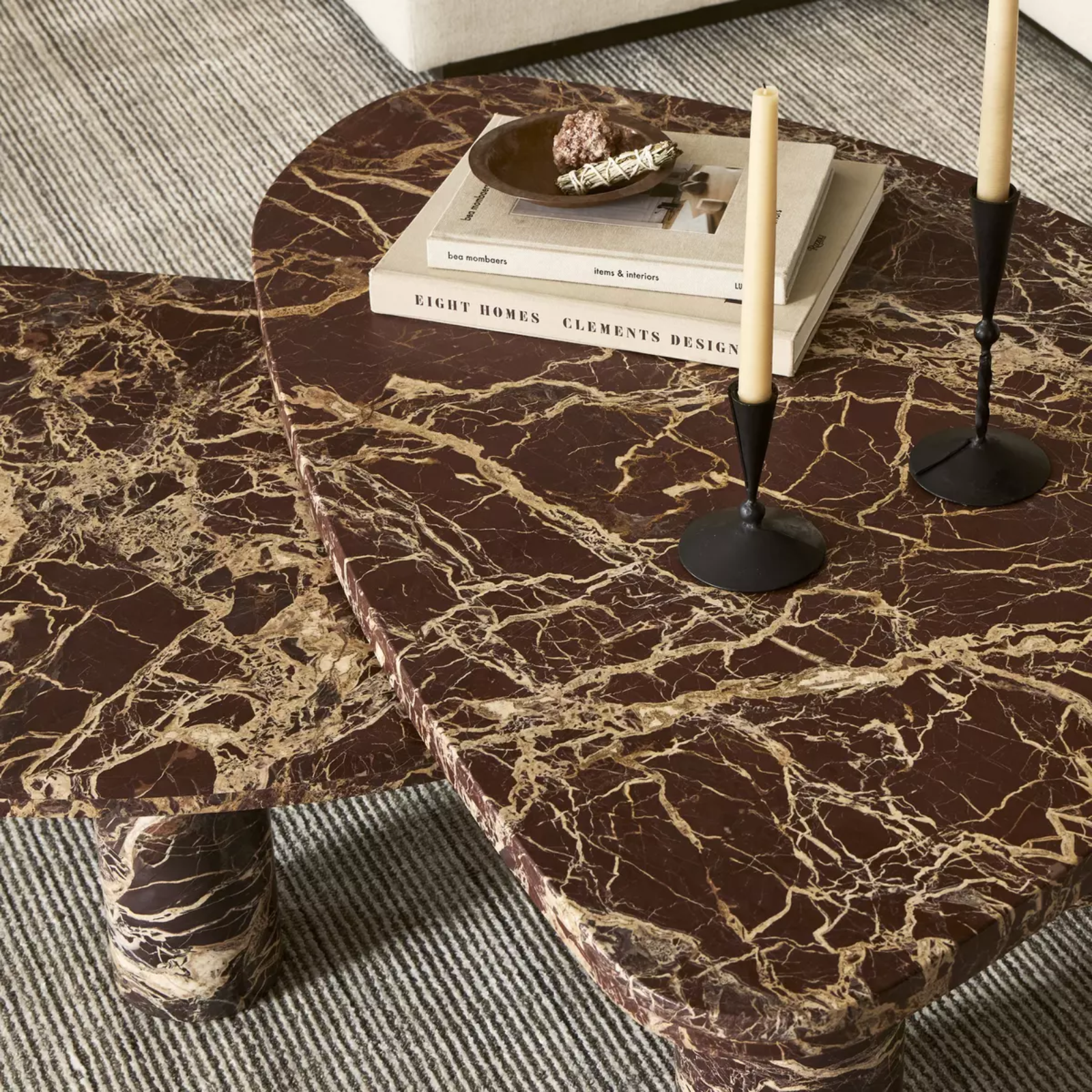 Zion Nesting Coffee Table Set 4 - a - FURNITURE - Coffee Table - Round Four Hands