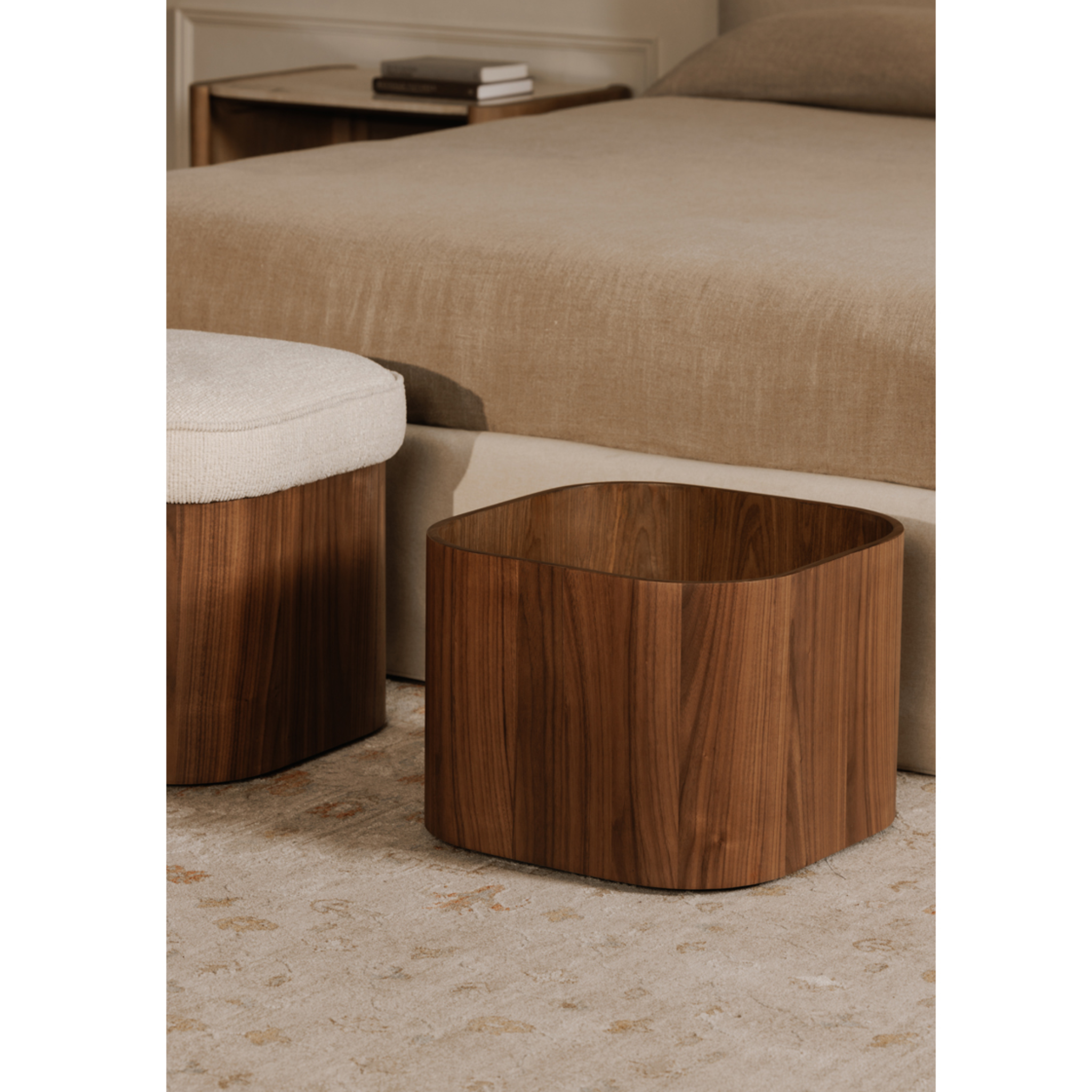 Saxon Stool 6 - FURNITURE - ottoman Moe's Furniture
