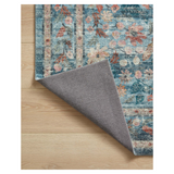 Rifle Paper Co. x Loloi Courtyard Eve Blue Rug 3-patterned rugs Loloi