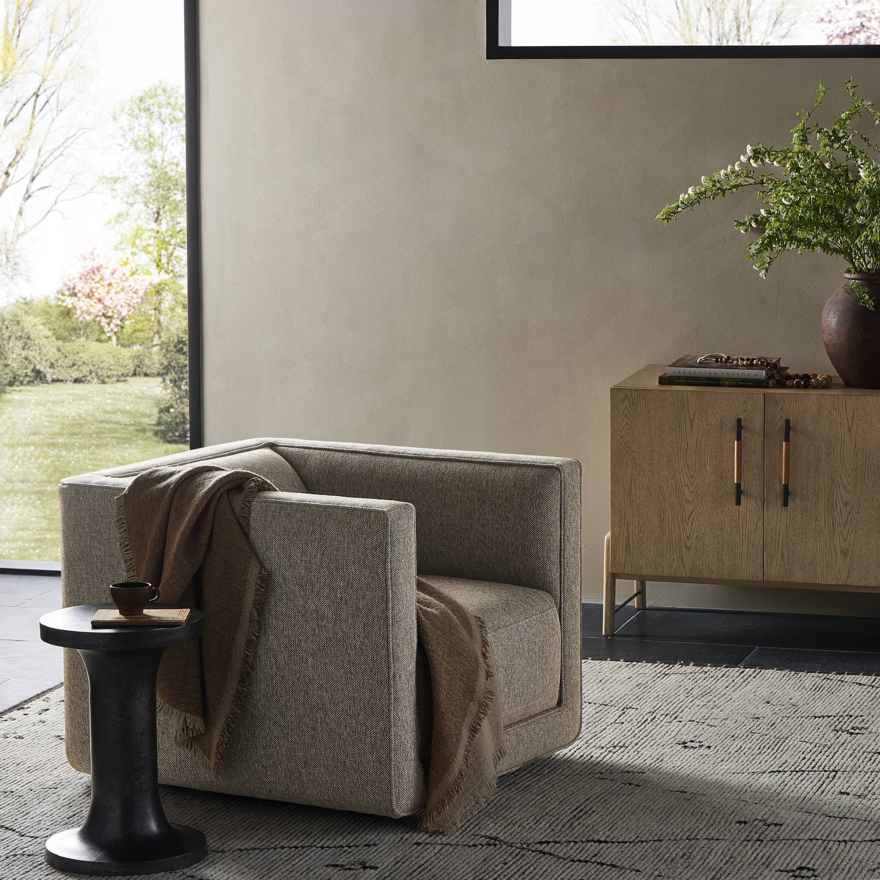 Patricia Swivel Chair 0- FURNITURE - chair Four Hands