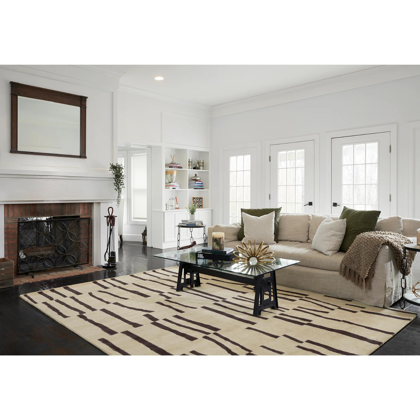 Siena Beige Rug 0-rugs-wool Momeni