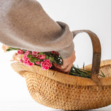 Flora Oval Vintage Flower Basket basket Hauer Market