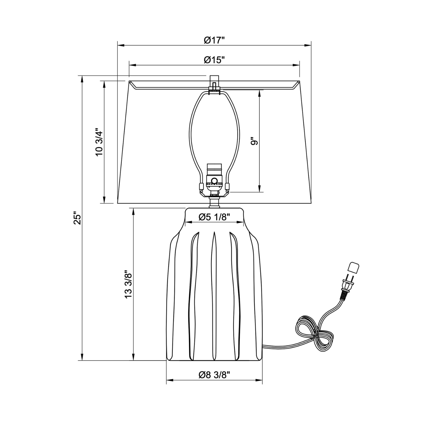 Vernon Table Lamp LIGHTING - table lamp Flow Decor