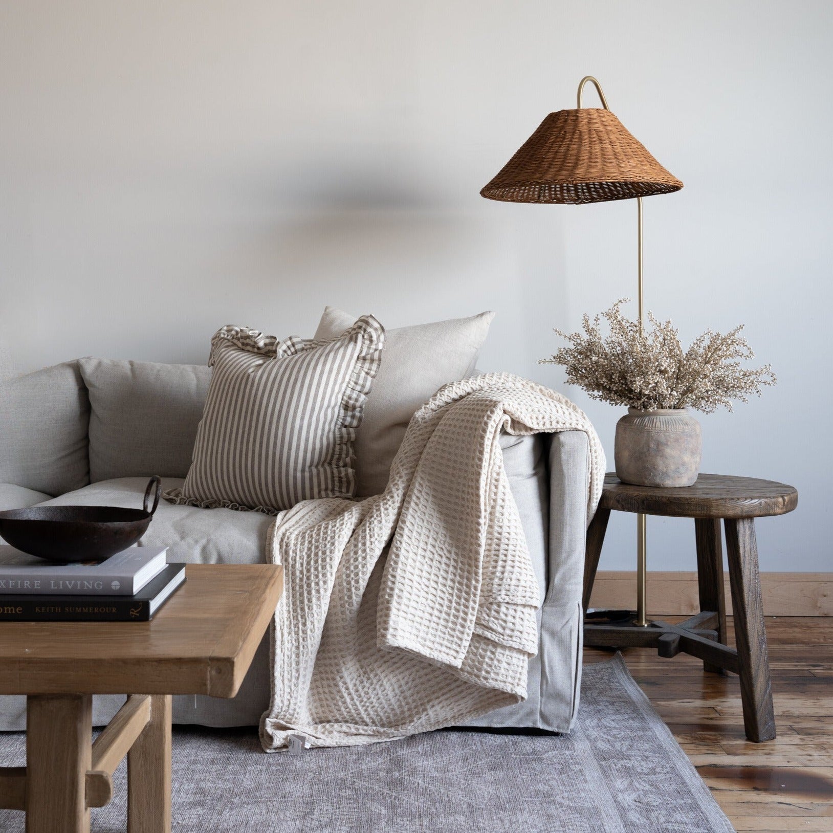 Juliette Ruffle Pillow Cover 1 - PILLOWS - Thai - neutral Rug and Weave