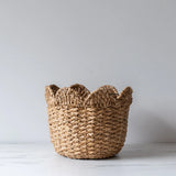 Storage Baskets with Decorative Scalloped Edge basket Creative Co-op (DYA)