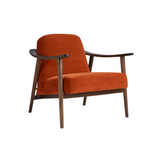 Gus* Modern Baltic Chair FURNITURE - lounge chair Gus Velvet Russet Walnut