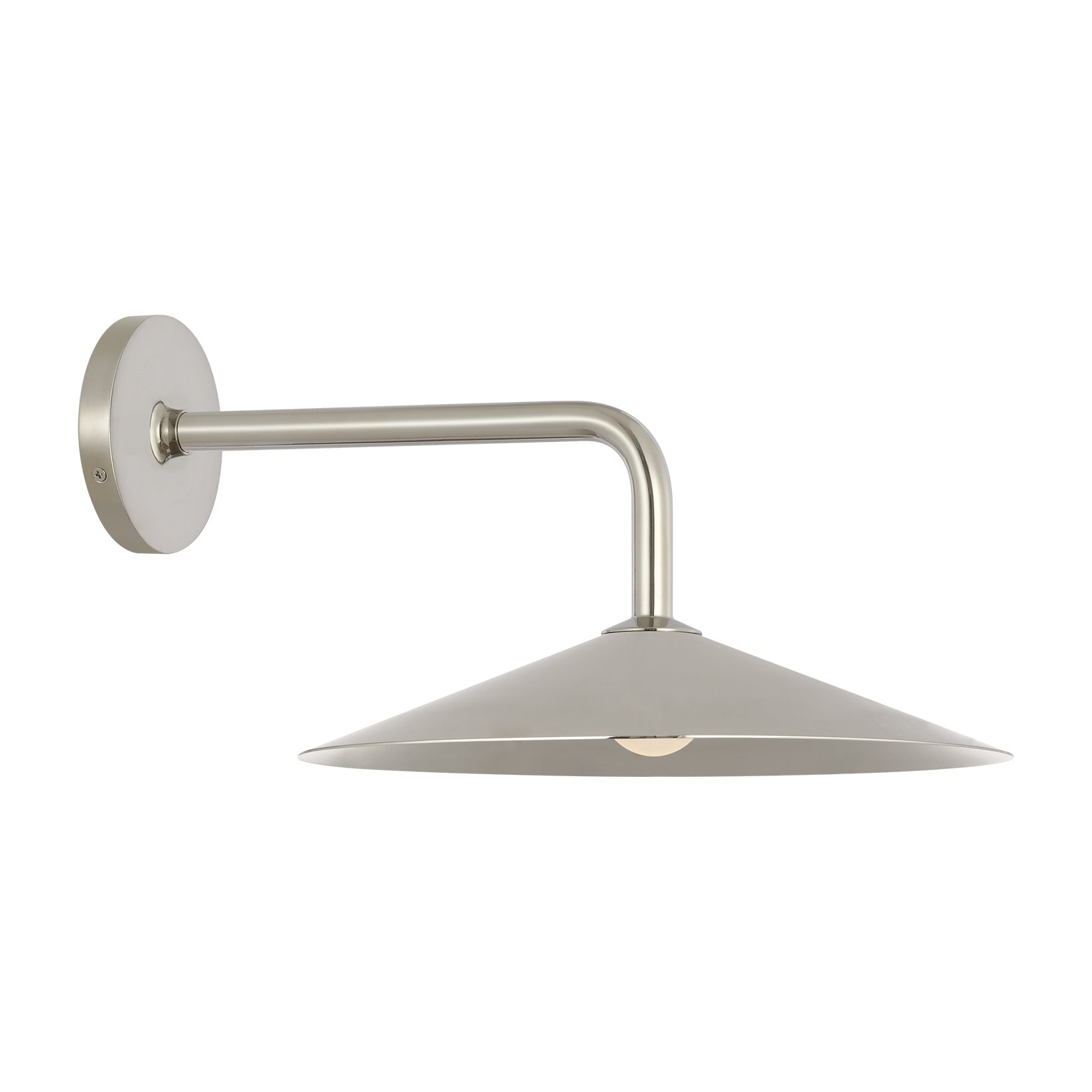 Ponce 9" Sconce LIGHTING - sconce Visual Comfort Polished Nickel Polished Nickel