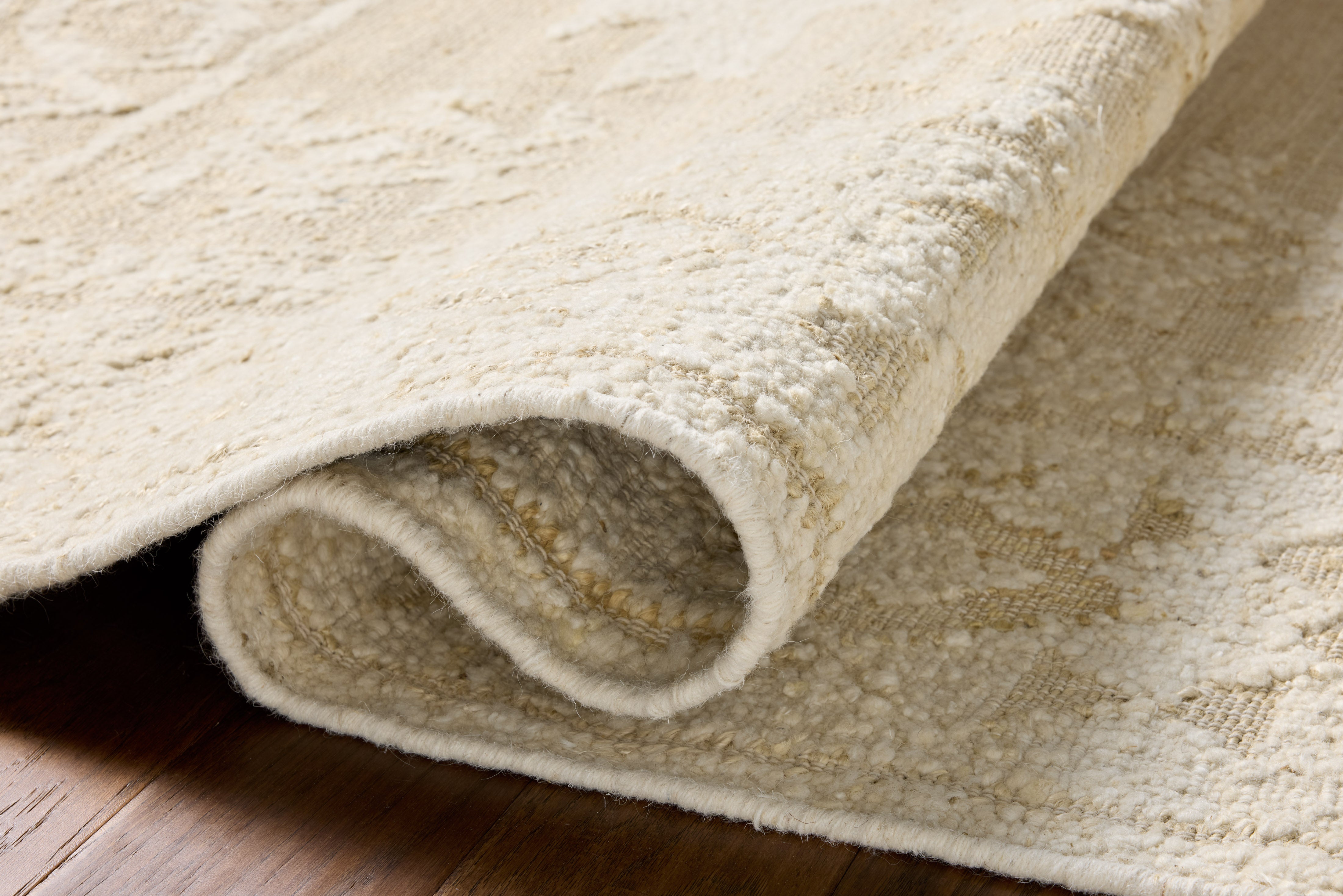 Loloi Alara Ivory / Natural Rug No.1 RUGS - wool Loloi
