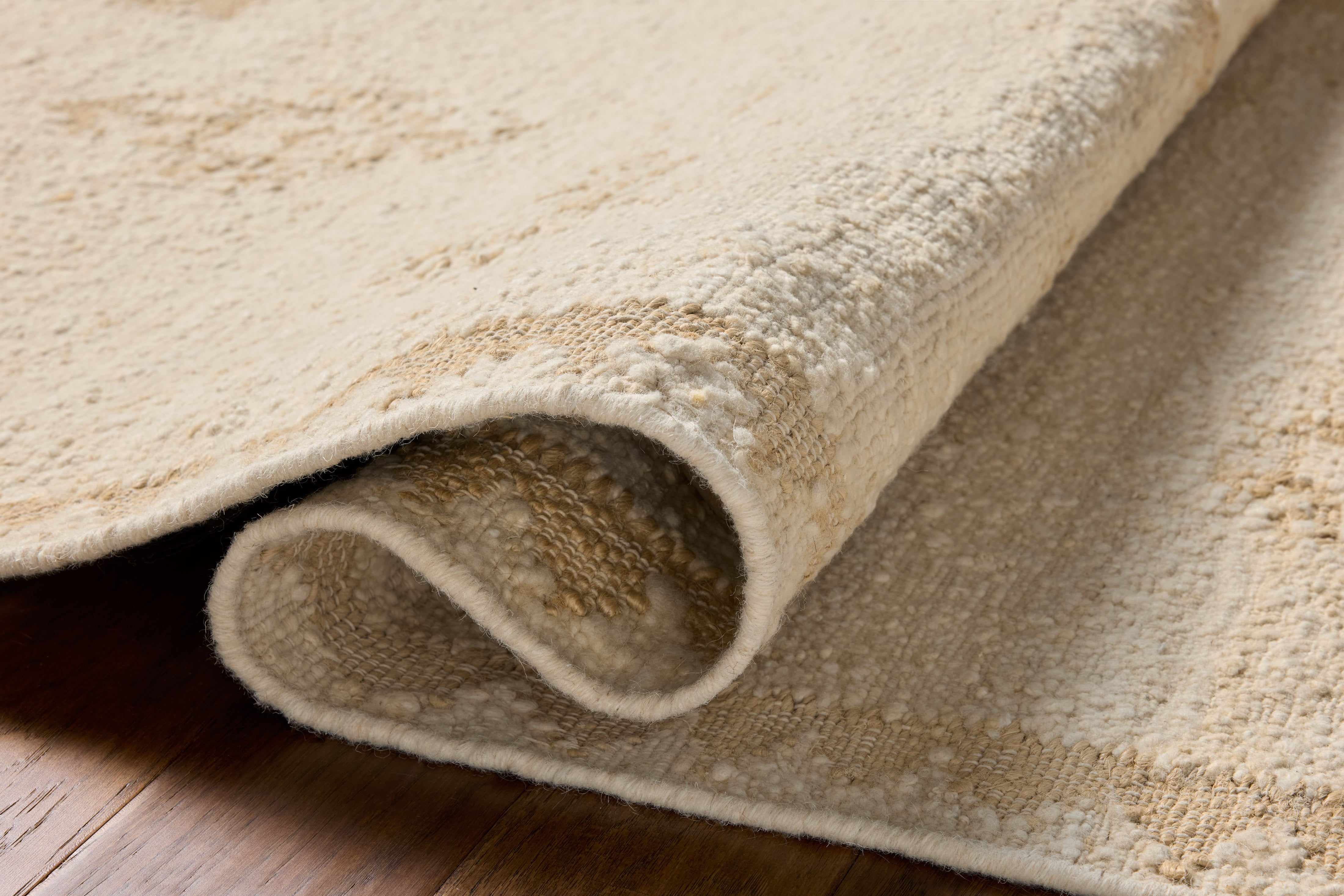 Loloi Alara Ivory / Natural Rug No.2 RUGS - wool Loloi