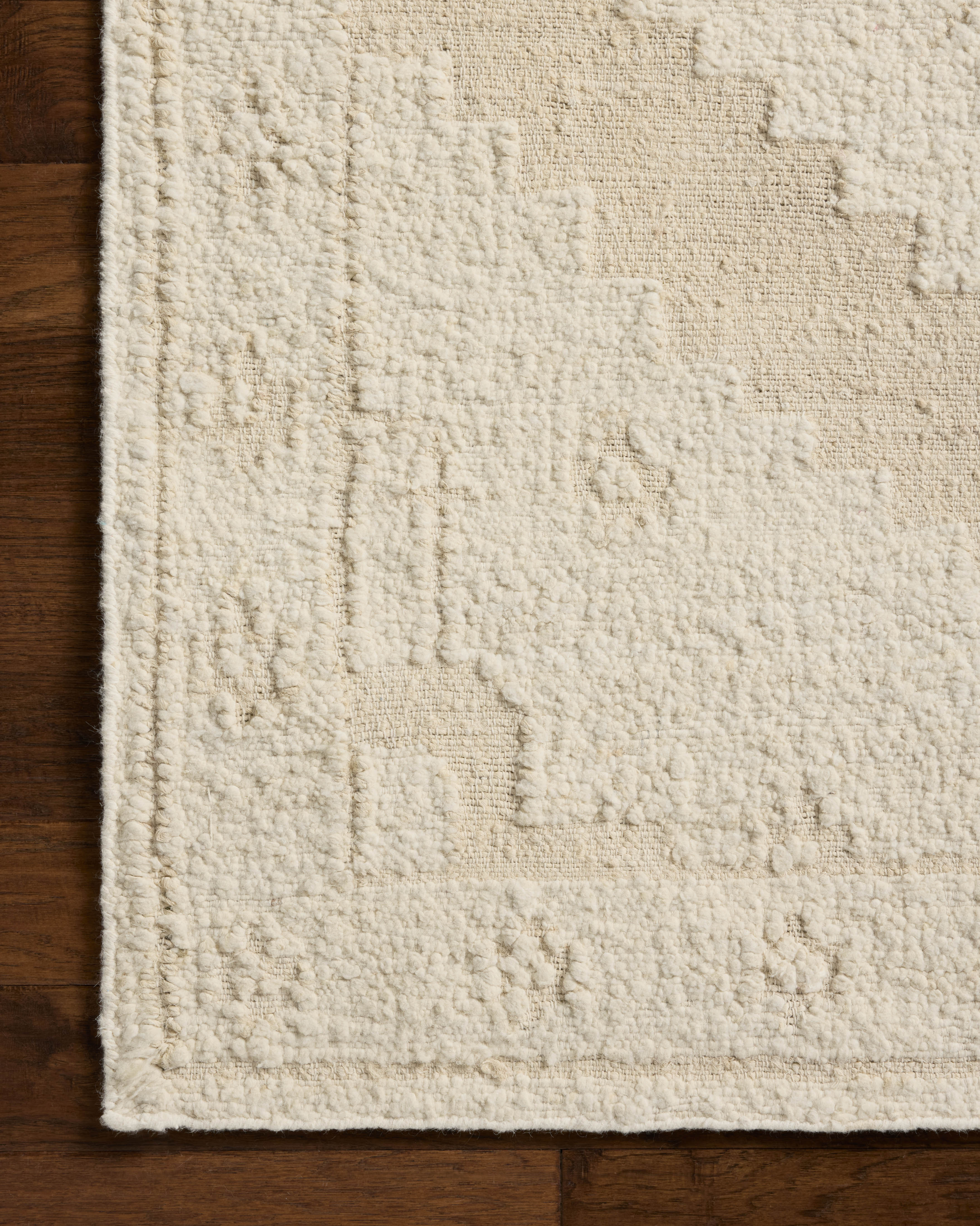 Loloi Alara Ivory / Natural Rug No.3 RUGS - wool Loloi