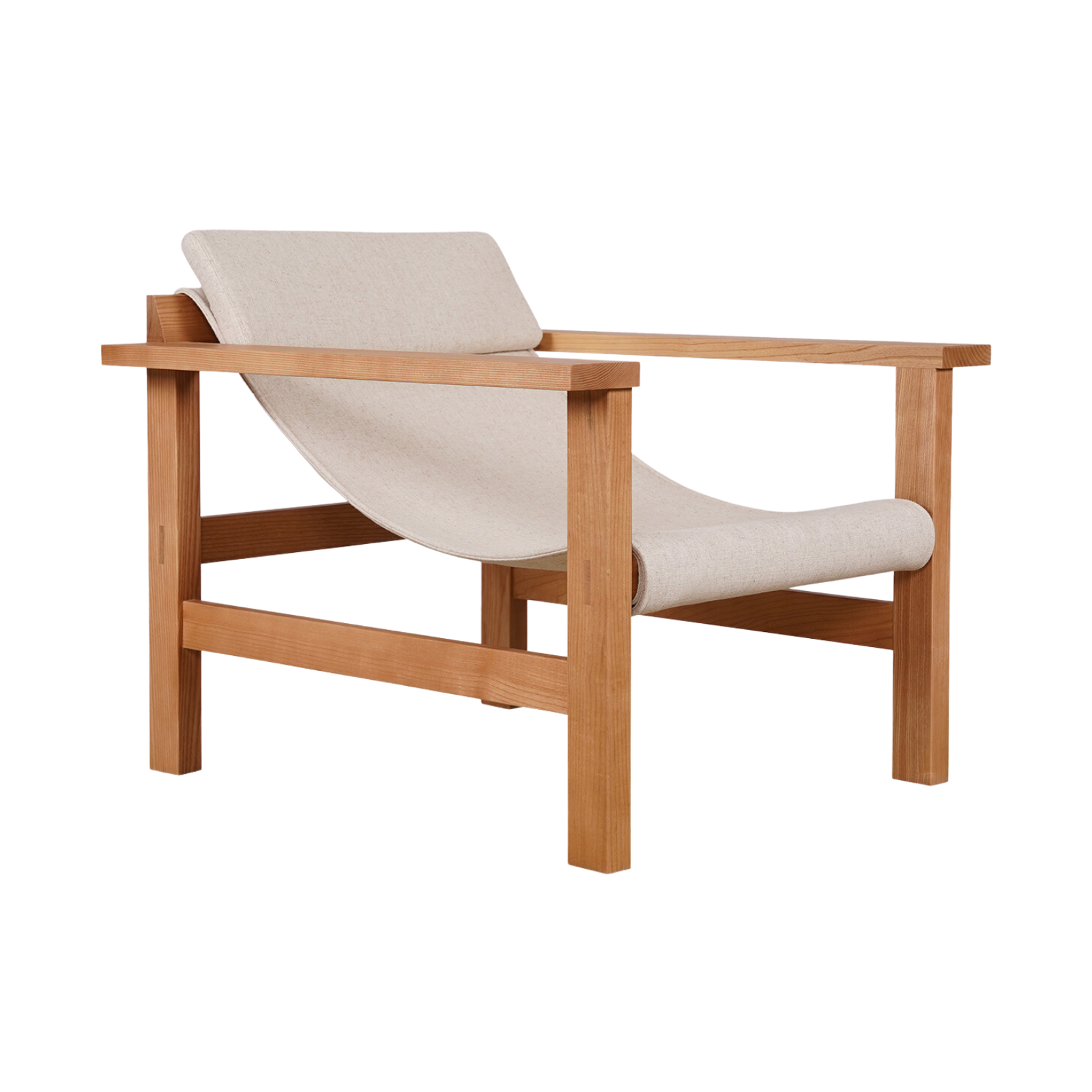 Alexx Lounge Chair 3 - FURNITURE - chair Moe's Furniture Flecked Linen