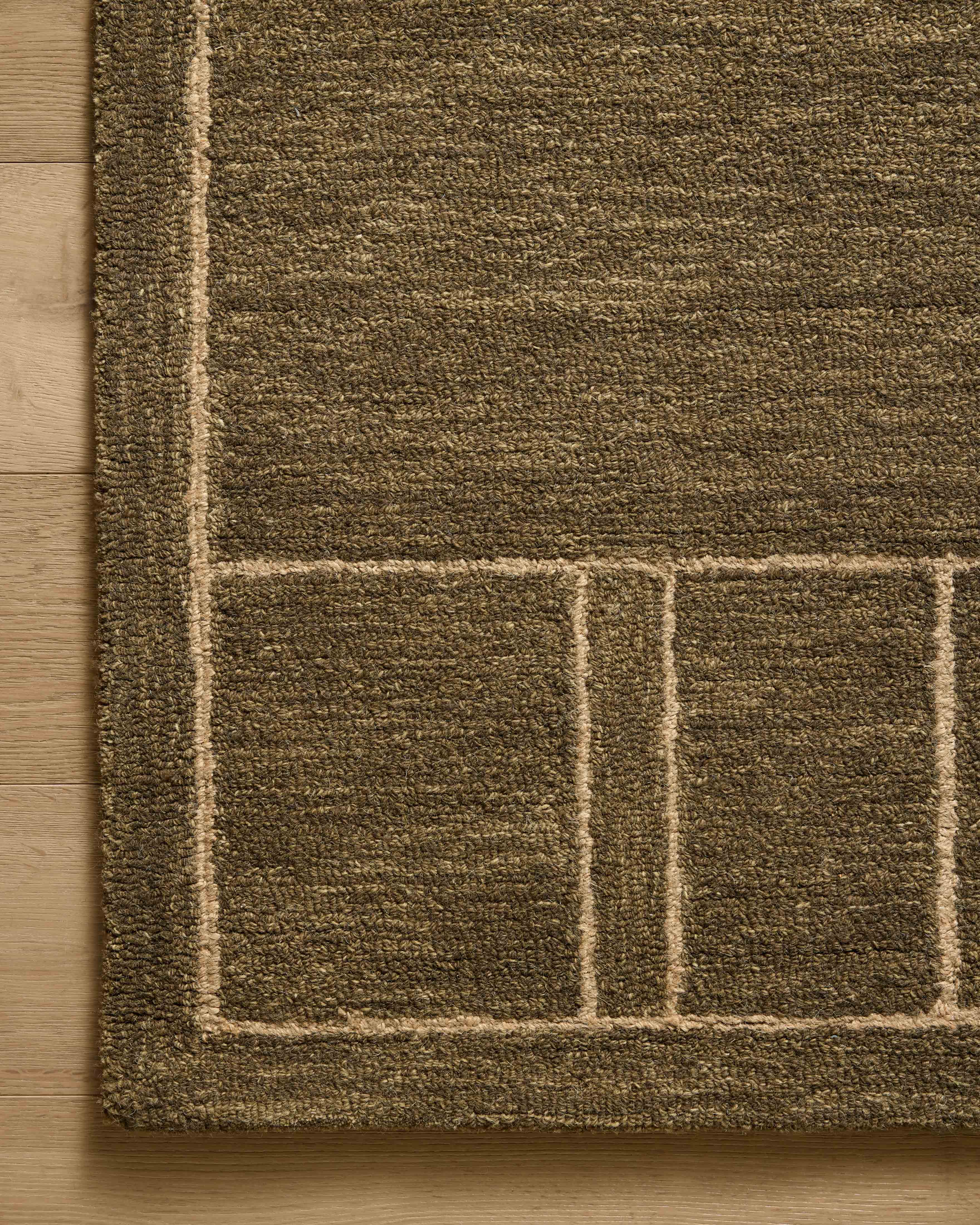 Jeremiah Brent x Loloi Barrow Olive / Natural Rug RUGS-geometric Loloi