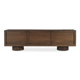 Hollis Media Unit Warm Brown Furniture - tv tables Moe's Furniture