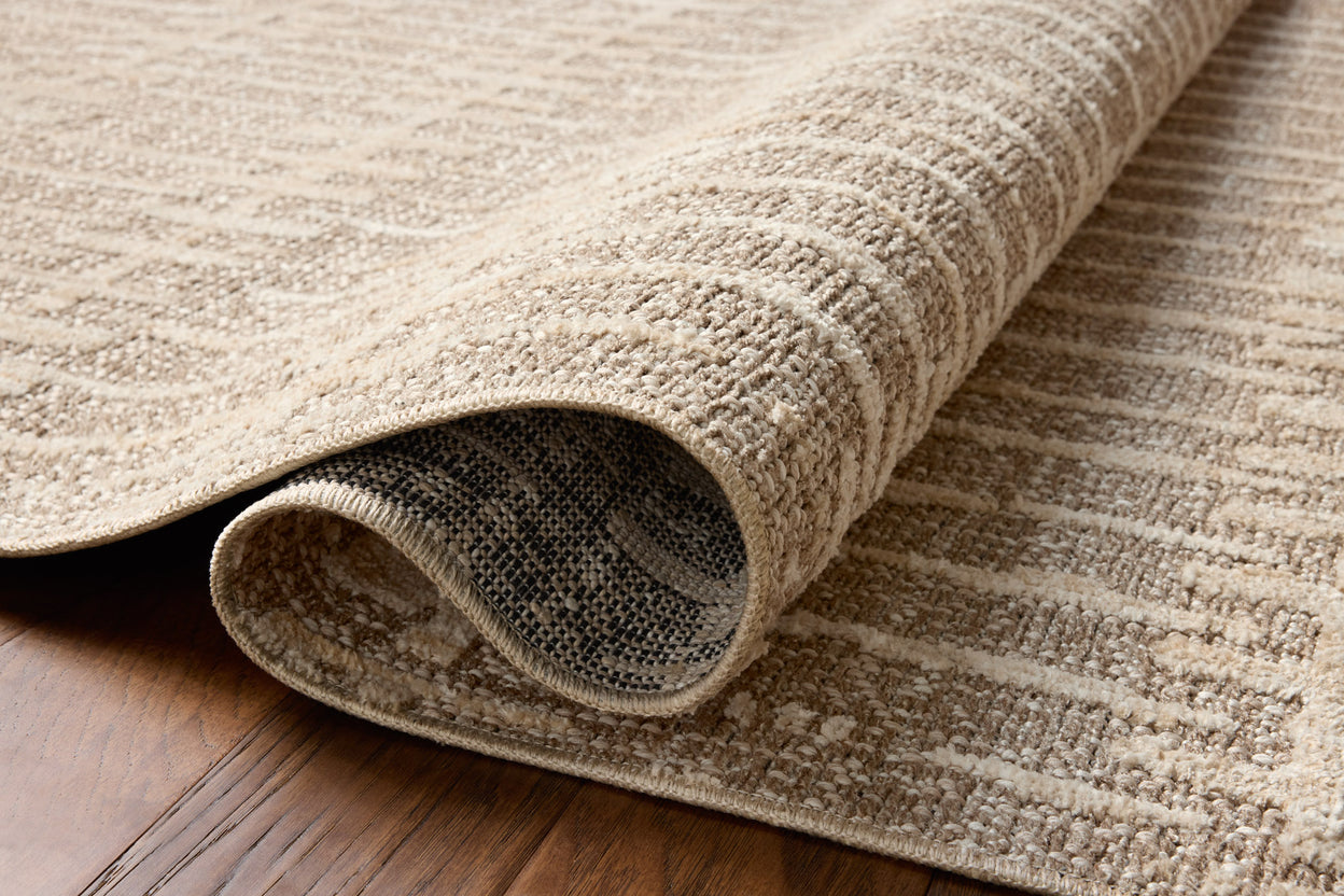 Amber Lewis x Loloi Bexley Taupe / Natural Rug RUGS - synthetic Loloi