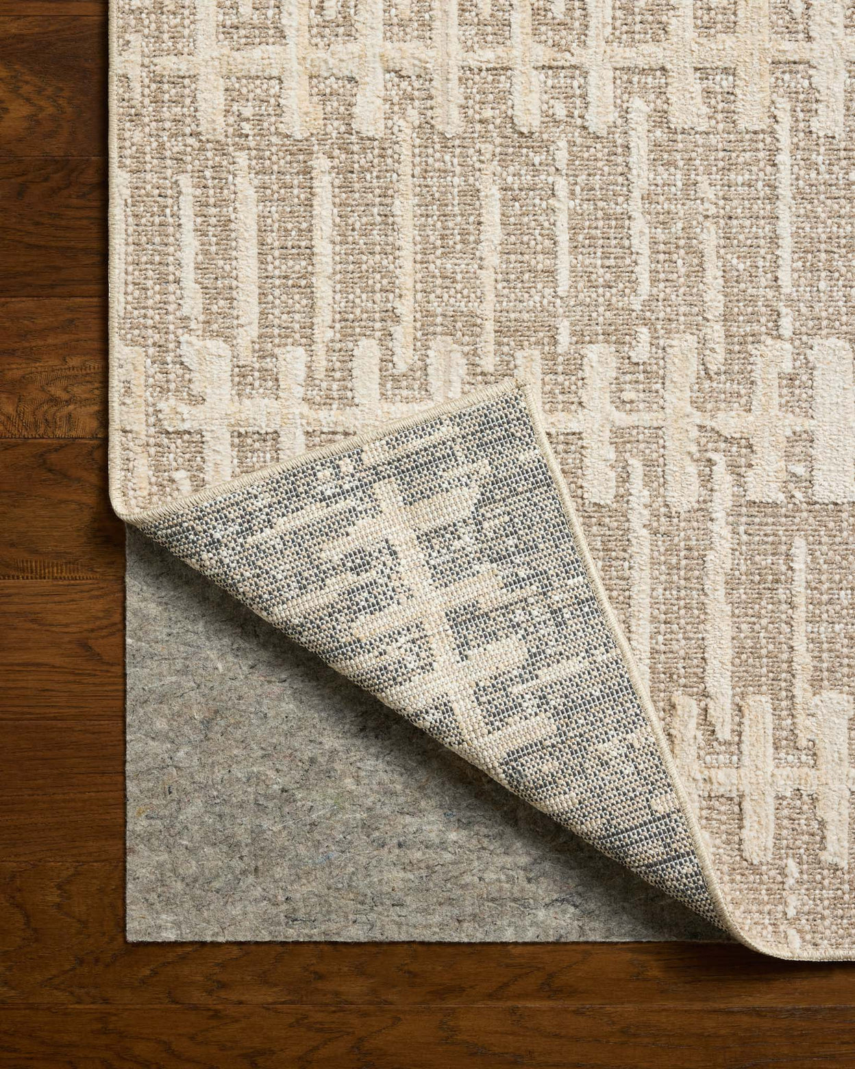 Amber Lewis x Loloi Bexley Taupe / Natural Rug RUGS - synthetic Loloi