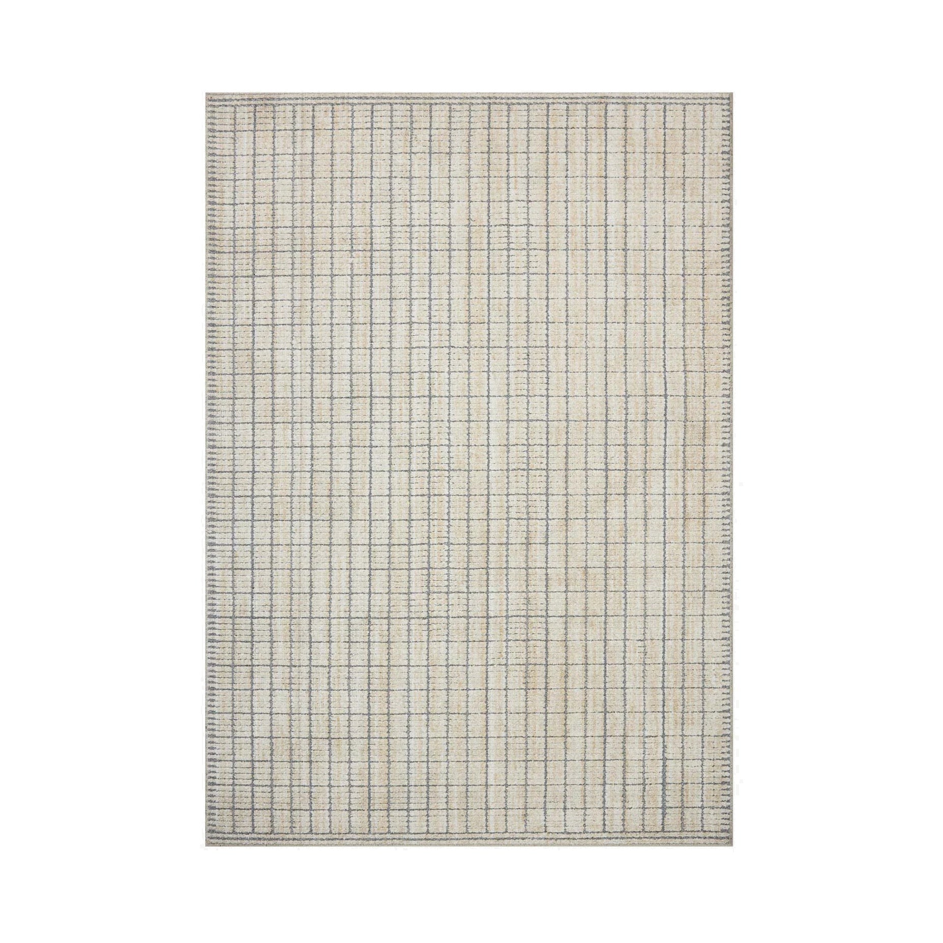 Amber Lewis x Loloi Bexley Slate / Natural Rug RUGS - synthetic Loloi