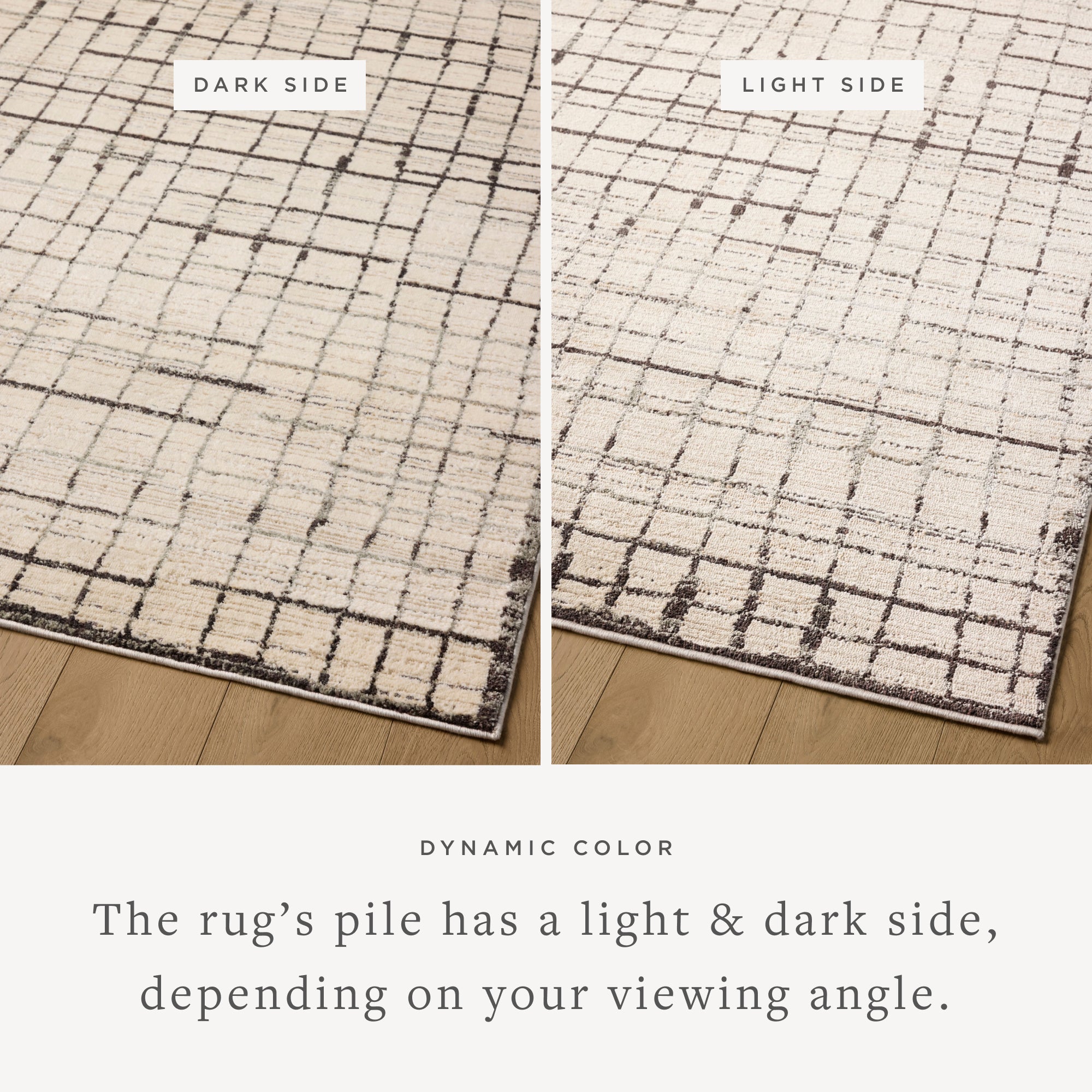Jeremiah Brent x Loloi Bleecker Ivory / Charcoal Rug RUGS-geometric Loloi